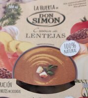 Crema de lentejas