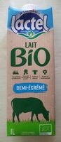 Lait bio demi-écrémé