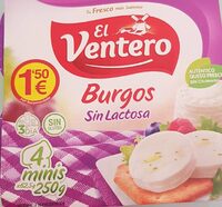 Queso Burgos sin lactosa