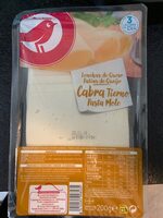 Queso cabra tierno pasta mole