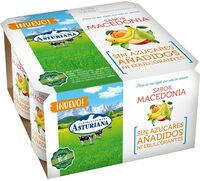 Yogur sabor macedonia sin azúcares añadidos