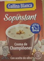 Sopinstant crema de champiñones con picatostes