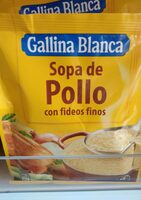 Sopa de pollo con fideos finos