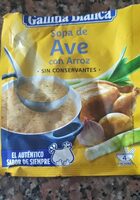 Sopa de ave con arroz