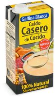 Caldo casero de cocido