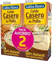 Caldo casero de pollo
