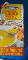 Crema casera de calabaza con toque de nata