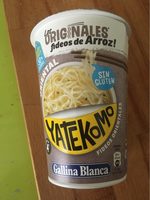 Yatekomo fideos orientales instantáneos de arroz sin gluten listos en 4 minutos vaso 53 g