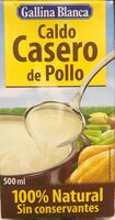 Caldo de pollo casero 100% natural envase 500 ml