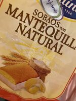 Sobaos con mantequilla natural