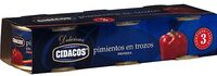 Pimientos en trozos