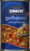 Garbanzos a la jardinera