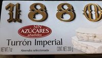 Turrón imperial, sin azucar