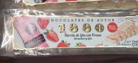 Turrón de Gin con fresas