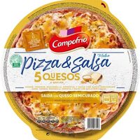 Pizza & salsa 5 quesos