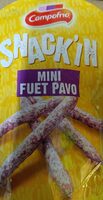 Snack'in mini fuet pavo