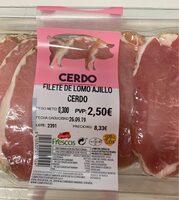 Cerdo- Filete de lomo al ajillo