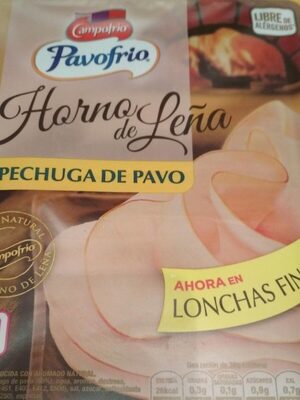Pavofrio pechuga de pavo horno de leña