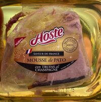 Mousse de pato con trufas al champagne