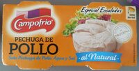 Pechuga de pollo al natural especial ensaladas