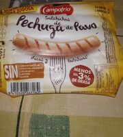 Salchichas de pechuga de pavo