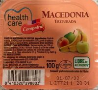 Macedonia triturada