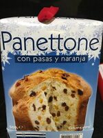 Panettone con pasas y naranja