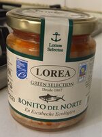 Bonito del norte en escabeche ecologico