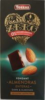 Chocolate con almendras 0% azúcares añadidos