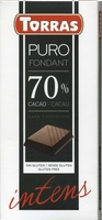 Tableta de chocolate negro 70% cacao