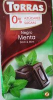 Chocolate negro menta 0%
