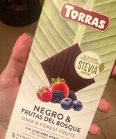 Čokoláda slazená sladidlem s lesním ovocem