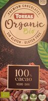 Chocolate negro 100% Cacao Ecológico
