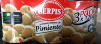 Aceitunas rellenas de pimiento