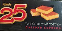 Turrón de yema tostada