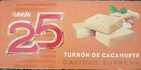 Turrón de cacahuete