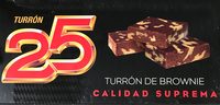 Turrón de brownie
