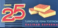 Turrón de yema tostada