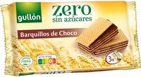 Barquillos de choco sin azúcares