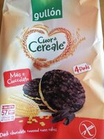 Gallette cioccolato fondente e mais
