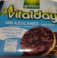Tortitas maíz y chocolate negro