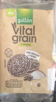 Coconut and dark chocolate rice cake thins
