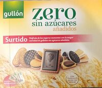 Surtido de galletas zero sin azúcares añadidos