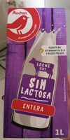 Leche sin lactosa entera