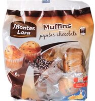 Montes Lara Muffins Pepites Chocolat Vanille 450 GRS