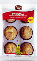 Supremas magdalenas elaboradas con aceite de oliva
