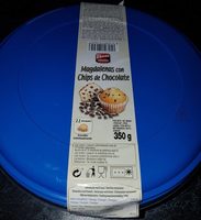 Madeleines aux pépites de chocolat