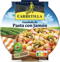 Ensalada de pasta con jamón