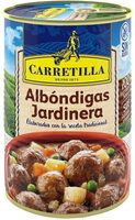 Albóndigas jardinera