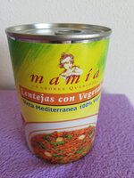 Lentejas con vegetales